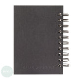 HARDBACK SKETCHBOOK - Spiral Bound - Daler Rowney - EBONY -  A6 - PORTRAIT - 150gsm