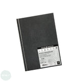 HARDBACK SKETCHBOOK - Square Bound - Daler Rowney - EBONY -  A5 PORTRAIT - 160G - 54 sheet