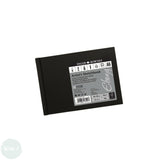 HARDBACK SKETCHBOOK - Square Bound - Daler Rowney - EBONY -  A6 LANDSCAPE 160G 54 sheet
