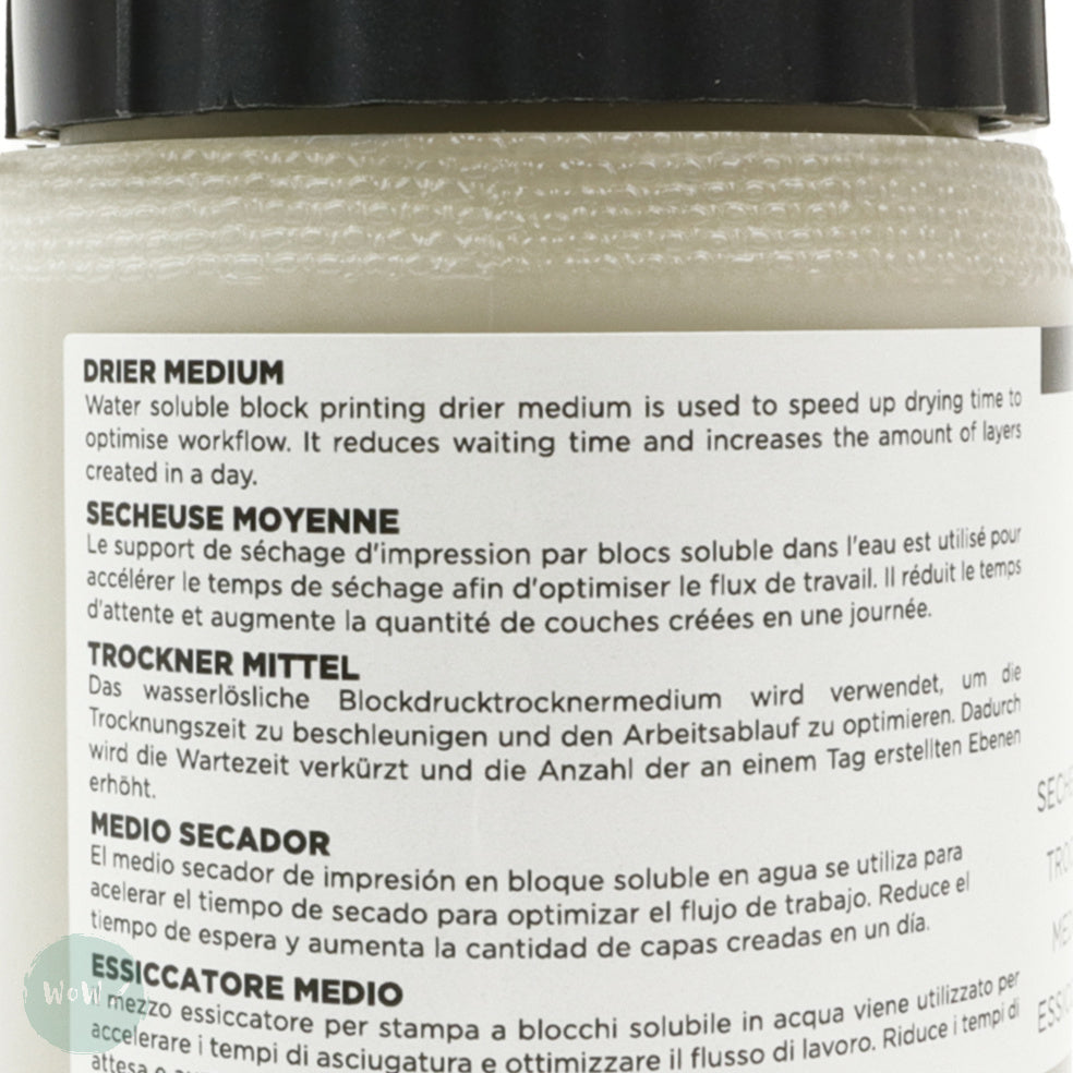 BLOCK / LINO PRINTING – MEDIUM - DRIER - Daler Rowney ADIGRAF - 250ml ...