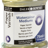 Watercolour Mediums- Daler Rowney - PAPER VARNISH - 75ml