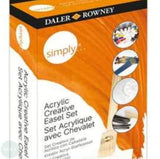 Acrylic Paint Set- Daler Rowney SIMPLY -  CREATIVE EASEL 43 Piece SET