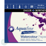 WATERCOLOUR PAPER PAD - Daler Rowney - AQUAFINE - JUMBO - 50 sheets - 300gsm - Texture Surface - A4