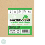 Daler Rowney Cachet EARTHBOUND Hardback square bound Kraft SKETCHBOOK A4 110G 80SH