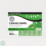 Canvas Board - White primed 100% cotton - Daler Rowney SIMPLY -  60 x 60 cm (approx. 24 x 24”)