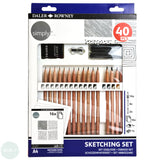 Sketching Set- Daler Rowney SIMPLY - SKETCHING 40 Piece SET