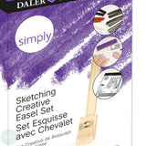 Sketching Set- Daler Rowney SIMPLY - CREATIVE EASEL 63 Piece SET