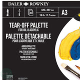 Tear-off Paper Palette pad- Daler Rowney - A3 (11.7 X 16.5")