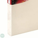 DEEP EDGE White Primed Stretched 100% Cotton Canvas – Daler Rowney -  ARTISTS 3D - 40 x 40cm (Approx. 16 x 16”)
