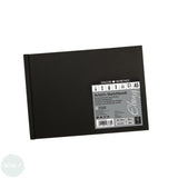 HARDBACK SKETCHBOOK - Square Bound - Daler Rowney - EBONY -  A5 LANDSCAPE 160G 54 sheet