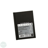 HARDBACK SKETCHBOOK - Square Bound - Daler Rowney - EBONY -  A6 PORTRAIT - 160G - 54 sheet
