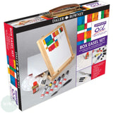 Oil Paint Set- Daler Rowney - GRADUATE  - Wooden BOX EASEL SET