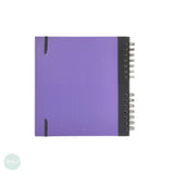 Hard Back Sketchbook - SPIRAL BOUND – Daler Rowney - OPTIMA Mixed Media Paper 250gsm – AMETHYST Cover – 20 cm SQUARE