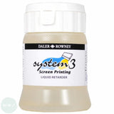 Acrylic Mediums - Daler Rowney SYSTEM 3 -  Screen Printing Liquid Retarder 250ml