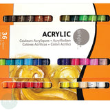 Acrylic Paint Set- Daler Rowney - SIMPLY - 36 Assorted 12ml tubes