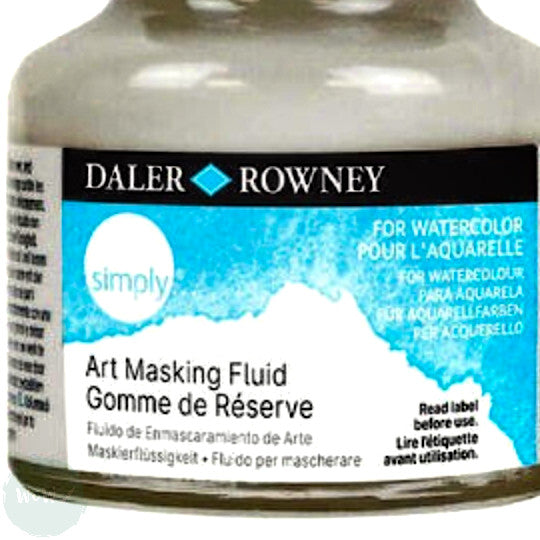 Daler-Rowney Maskierflüssigkeit Weiß – 75 Ml, Zum Abdecken Von Flächen In Der Aquarellmalerei, Made In UK