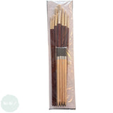 BRUSH SET - Daler Rowney - SIMPLY - 7 Assorted Synthetic OIL - PLUS 4 GRAPHITE PENCILS