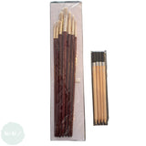 BRUSH SET - Daler Rowney - SIMPLY - 7 Assorted Synthetic OIL - PLUS 4 GRAPHITE PENCILS