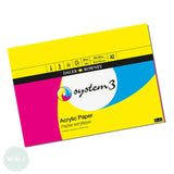 ACRYLIC PAPER PAD - Daler Rowney -  System 3 - 230gsm - A2