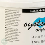 SURFACE PREPARATION - 	Daler Rowney SYSTEM 3 - White Gesso Primer - 2.25 litre