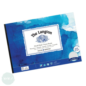 WATERCOLOUR PAPER PAD - Daler Rowney - THE LANGTON - 300 gsm - ROUGH - A2