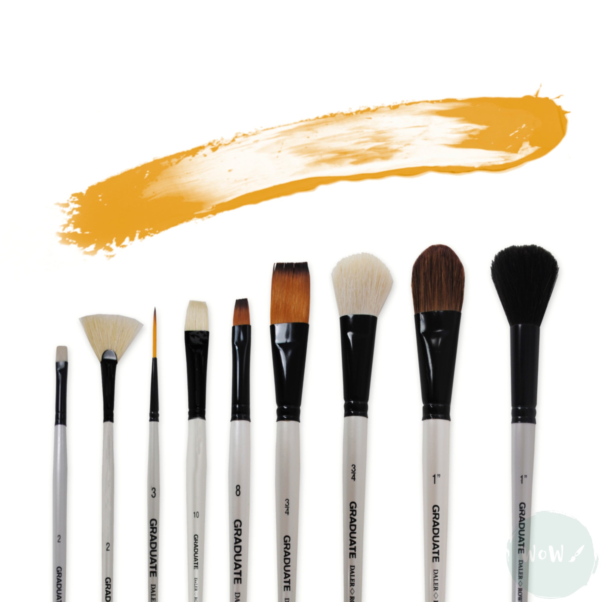 Daler Rowney - 212151090 - Kit De Loisirs Créatifs - Pinceau Liner Graduate - Taille 10/0, Blanc Daler Rowney - 212151090 - Kit De Loisirs Créatifs - Pinceau Liner Graduate - Taille 10/0, Blanc