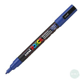 Paint Marker - POSCA -  PC-3M – SINGLE - Fine Bullet Tip - Blue