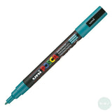 Paint Marker - POSCA -  PC-3M – SINGLE - Fine Bullet Tip - Emerald green