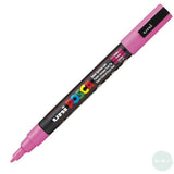 PAINT MARKER - POSCA -  PC-3M – SINGLE - Fine Bullet Tip - Pink