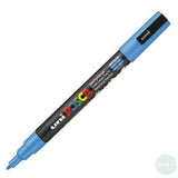 Paint Marker - POSCA -  PC-3M – SINGLE - Fine Bullet Tip - Sky blue