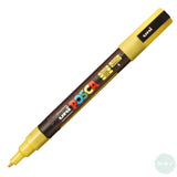 PAINT MARKER - POSCA -  PC-3M – SINGLE - Fine Bullet Tip - Yellow