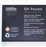Oil Pastels - SEAWHITE ARTISTS RANGE - Box of 12 - ASSORTED