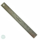 Rules/Rulers – MEASURING & CUTTING - Stainless Steel - metric & imperial - NON-SLIP (cork backed) – 12” / 300mm