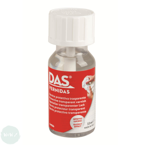 Modelling Clay- DAS Air drying - VERNIDAS - GLOSS VARNISH 33ml