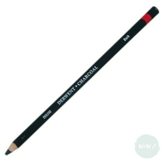 CHARCOAL PENCIL - Single - DERWENT - Black - DARK