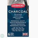 Derwent Charcoal Pencils Tin of 6