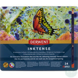 Derwent INKTENSE Pencils Sets- 24 tin - FREE WATER BRUSHPEN