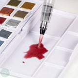 Watercolour Paint Sets - Derwent - METALLIC - Paint Pan Set & Waterbrush Pen