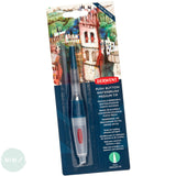 Water Brush Pen - DERWENT PUSH BUTTON - Medium Round tip