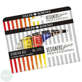 Gouache Set- Daler Rowney - Professional Designers Gouache  - STARTER SET - 6 x 15ml