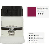 ARTISTS ACRYLIC PAINT - Heavy Body - Daler Rowney - CRYLA - 250ml - PRIMARY MAGENTA