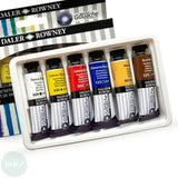 Gouache Set- Daler Rowney - Professional Designers Gouache  - STARTER SET - 6 x 15ml