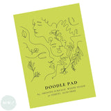 DOODLE PAD - SMOOTH Surface - VARIOUS WEIGHTS - White Shade - 50 SHEETS - A5