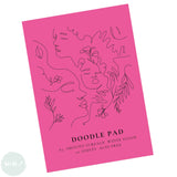 DOODLE PAD - SMOOTH Surface - VARIOUS WEIGHTS - White Shade - 50 SHEETS - A5