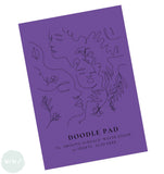 DOODLE PAD - SMOOTH Surface - VARIOUS WEIGHTS - White Shade - 50 SHEETS - A5