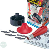 BLOCK / LINO PRINTING - CUTTING TOOL - Essdee - STAMP CARVING KIT - L5B2D - 3 in 1 (5 Cutters & 2 Stamps)