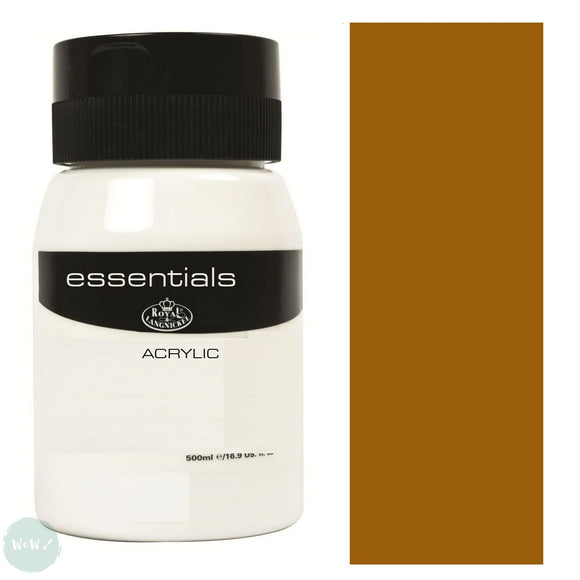 ACRYLIC PAINT - Essentials - 500ml POT – RAW SIENNA