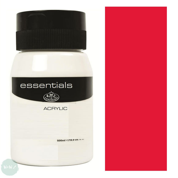 ACRYLIC PAINT - Essentials - 500ml POT – CADMIUM RED