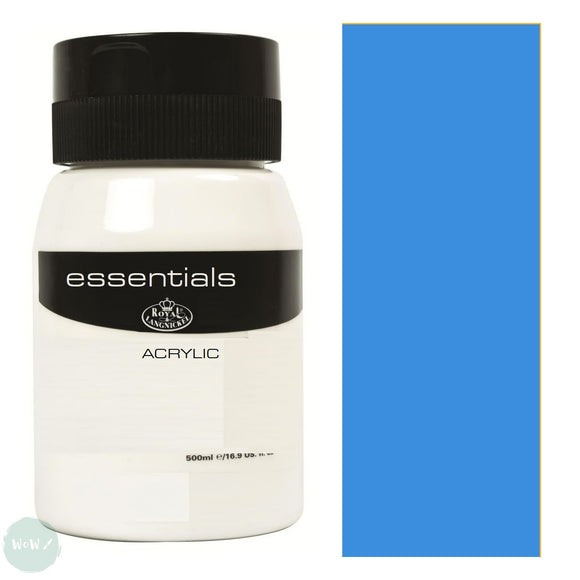 ACRYLIC PAINT - Essentials - 500ml POT – CERULEAN BLUE