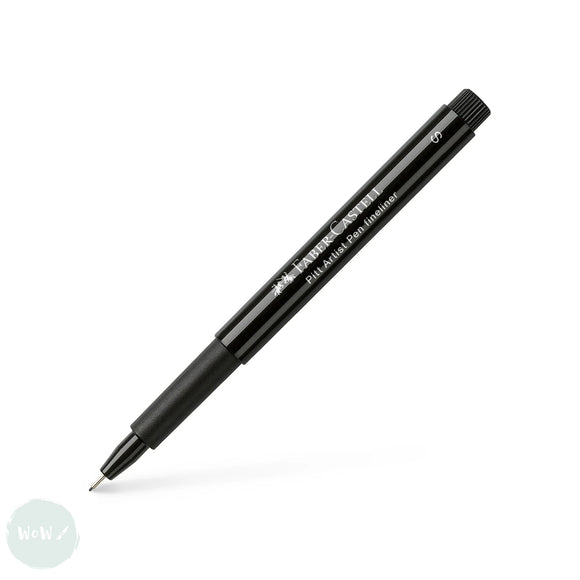 FINELINE PEN - Faber Castell - PITT ARTIST - Single - BLACK -  Superfine (0.3 mm)